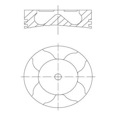 Piston (84.00MM-0.50)  MAHLE 011 83 01