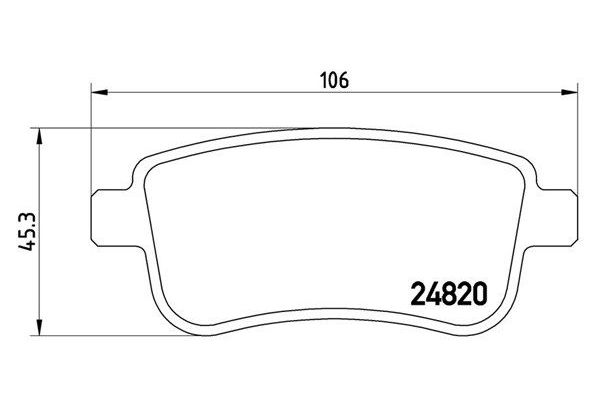 Fren Disk Balata Arka Renault Megane III Coupe / Cabrio (04.2010->)  MAGNETI MARELLI 363700468041