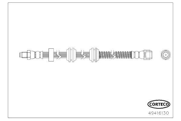 Fren Hortumu Arka Sağ veya Sol CAVO C601 367A