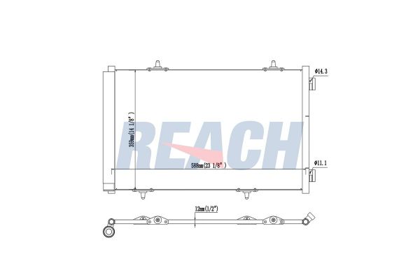Klima Radyatörü  VEKA 43-3312