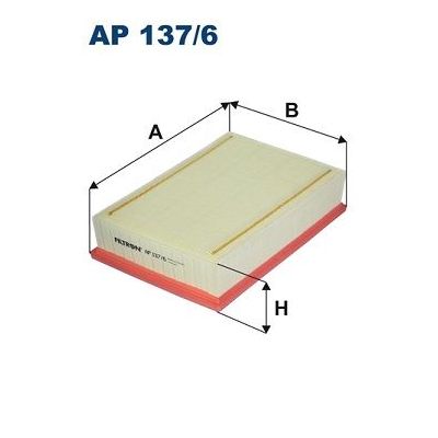 Hava Filtresi  Renault Master III Kamyonet / Şasi - Çift Kabin (06.2010->)  FILTRON AP 137/6