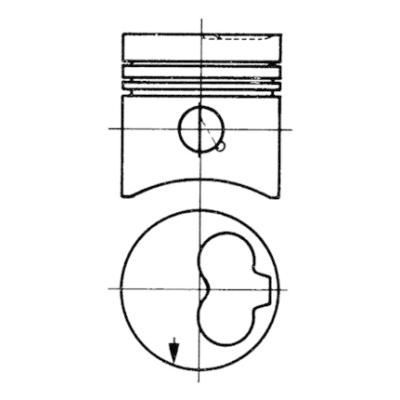 Piston (76.50MM-STD)  NÜRAL 87-72187-STD