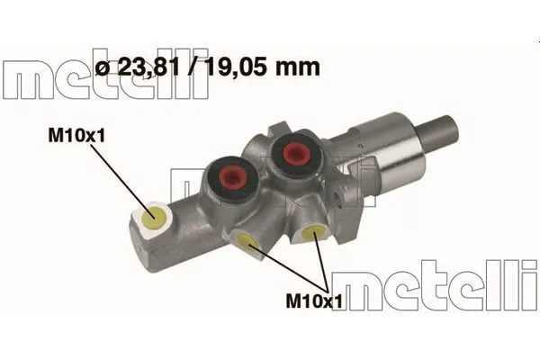 Fren Ana Merkez  Mercedes 124 S.Wagon (BM 124)(09.1985->)  METELLI 05-0177