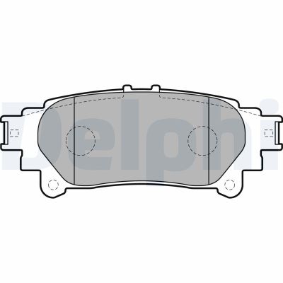 Fren Disk Balata Arka Toyota Highlander (U5)(01.2014->)  DELPHI LP2196