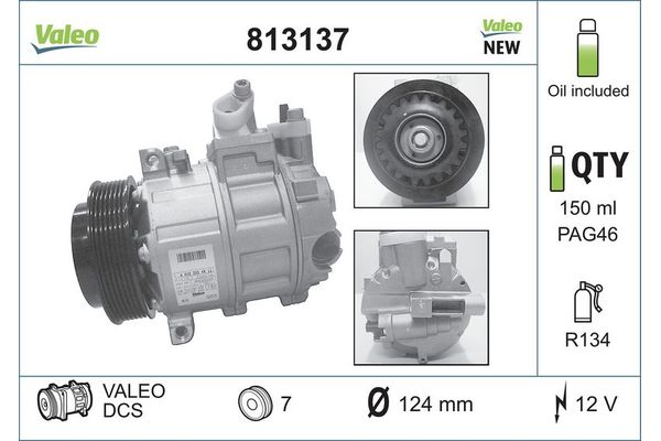 Klima Kompresörü  VALEO 813137
