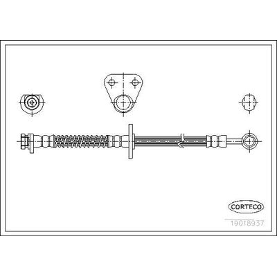 Fren Hortumu Ön Sağ veya Sol OSSCA 00777