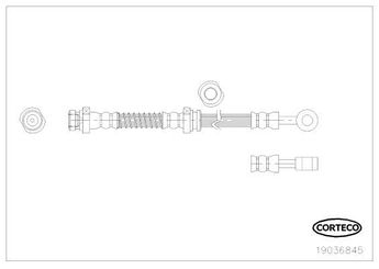 Fren Hortumu Arka Sağ SVAC 80-0201  587380X300
