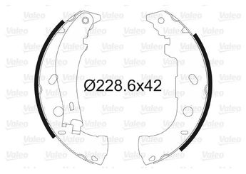 Fren Pabuçlu Balata Arka VALEO 562646  77362284 9947939