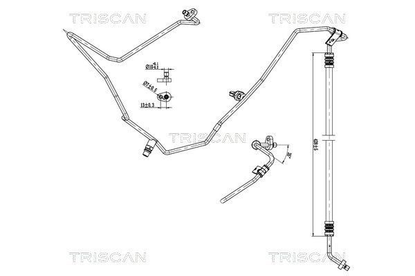 Klima Hortumu  RENAULT ORJINAL 924408016R
