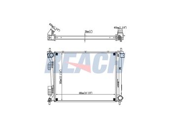 Su Radyatörü  VEKA 16-3561B  253101J700 253101R300