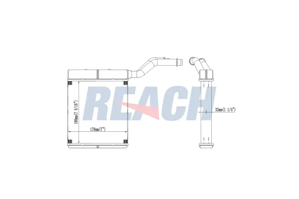 Kalorifer Radyatörü  Ford Kuga (CBV)(2008->)  MGA 81164
