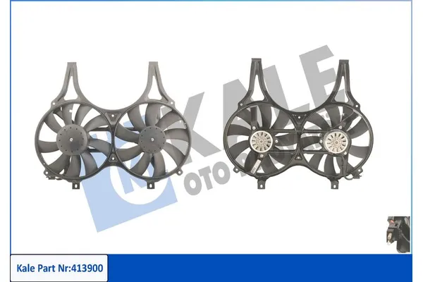 Radyatör Fan ve Motoru  Mercedes E -Serisi S.Wagon (BM 210)(09.1997->)  KALE 413900