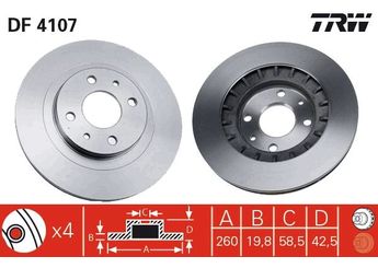 Fren Disk Ayna Ön Sağ ve Sol BRAXIS AE1119  21123501070 211204E13 2.11204E+13 211235E12 2.11235E+12 21123501075