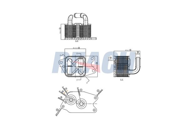 Motor Yağ Soğutucu  FITPART FIT04010040W