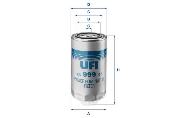 Yakıt Filtresi  UFI 24.999.03
