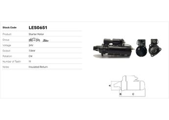 Marş Dinamosu  LUCAS ELEKTRIK LES0651  2098423 2371962 3383454 3T2780 3T2785 3T2787 3T3778 3T8947 3T8954 3T8967 4N0959 4N3343 5L4405 5L5353 5L648 5LG48 6N9667 6N9677 6T0647 6V0890 8L8205 9L6464 9L6484 3010125RX 3021038 3603868RX 3603888RX 4081235 4780974