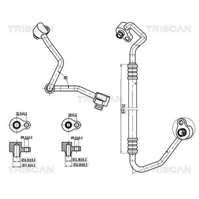 Klima Hortumu  Ford Focus S.Wagon (CB8)(2010->)  KRAFTVOLL 19013176