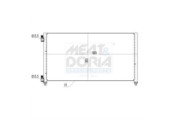 Klima Radyatörü  DENSO DCN09102