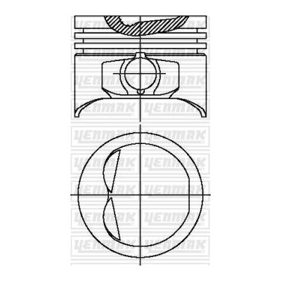 Piston (86.40MM-1.00)  NÜRAL 87-70741-100