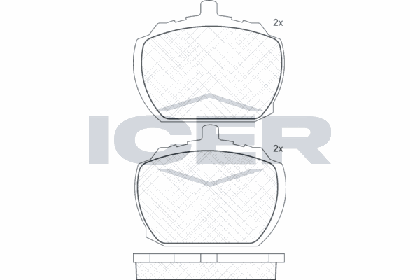 Fren Disk Balata Ön KALE BALATA 20364 150 25 ANS KD13