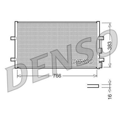 Klima Radyatörü  DENSO DCN10009