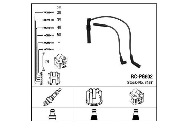 Buji Kablosu  NGK 8467