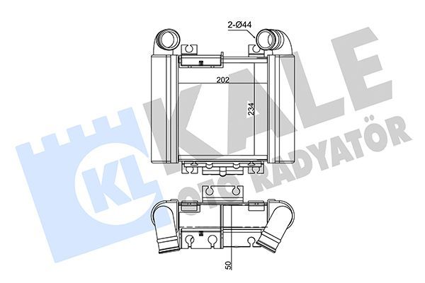Turbo Radyatörü  KALE 350760