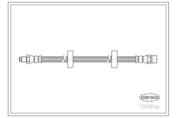 Fren Hortumu Ön Sağ veya Sol MGA 511097