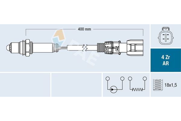 Oksijen (Lambda) Sensörü  TOYOTA ORJINAL 8946720100