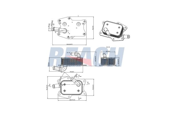 Motor Yağ Soğutucu  Mercedes E -Serisi Sedan (BM 212)(01.2009->)  MGA 63233