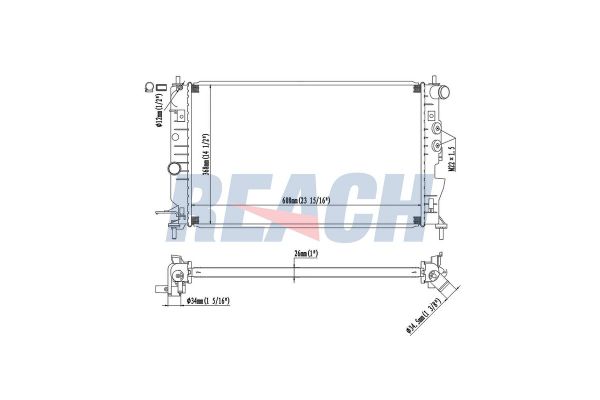 Su Radyatörü  VEKA 16-1807