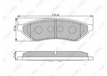 Fren Disk Balata Arka MANDO MBF015433  MBF015433 96496763 96496766 5550086Z00 55500-86Z00
