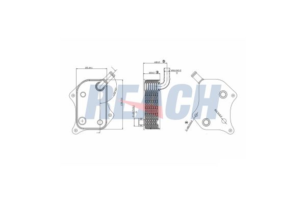 Motor Yağ Soğutucu  Audi A4 Sedan (8E)(04.2003->)  MGA 63195