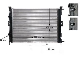 Su Radyatörü  MAHLE CR 1690 000S  25310 3X100 8200115541