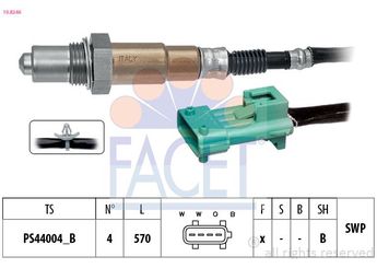 Oksijen (Lambda) Sensörü  FACET 10.8246  1609345380 16 093 453 80 1618HC 1618 HC 9665104080 96 651 040 80 1 61 8HC