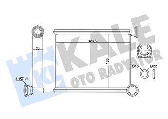 Kalorifer Radyatörü  ORİS KRN544026  27115 3553R 271153553R