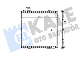 Su Radyatörü  KALE 352825  16400 15520 10570349 1776026