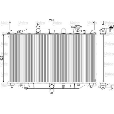 Su Radyatörü  Mazda CX-5 (KE)(2012->)  VALEO 733239