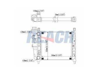 Su Radyatörü  MAHER 14623  7559876 7570401 7739941