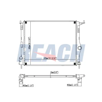Su Radyatörü  Dacia Logan MVC (12.2006->)  MGA 87076