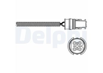 Oksijen (Lambda) Sensörü  DELPHI ES20274-12B1  5409217 A0005409217 000 5409 217 A000 5409 217