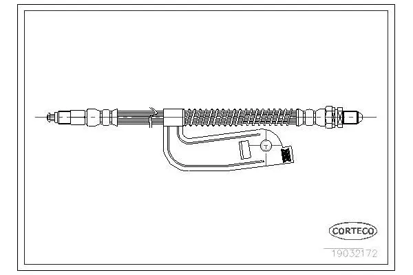 Fren Hortumu Ön Sol Ford Fiesta (DX)(2000->)  SWAPP 40229