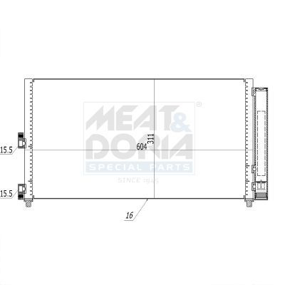 Klima Radyatörü  Fiat Doblo (223) Cargo/Combi (08.2005->)  FIAT ORJINAL 51804991
