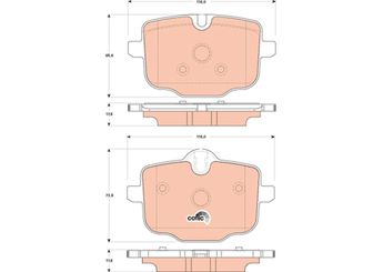 Fren Disk Balata Arka TRW GDB1869  34216775346 6798196 6 798 196 6775346 6 775 346 34216798196 34 21 6 798 196 6867175 6 867 175 2284389 2 284 389 34 21 6 775 346 34216867175 34 21 6 867 175 34212284389 34 21 2 284 389