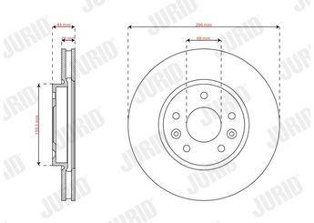 Fren Disk Ayna Ön Sağ ve Sol RENAULT ORJINAL 402061547R  402061547R