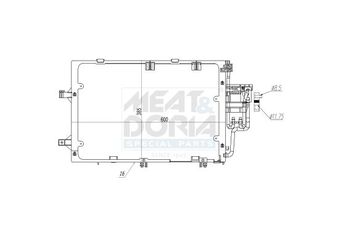 Klima Radyatörü  MGA 82355  93177215 13105999 13189080 93183711 1850092 01850092 1850114 01850114