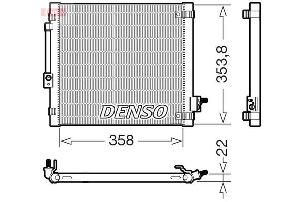 Klima Radyatörü  DENSO DCN99081
