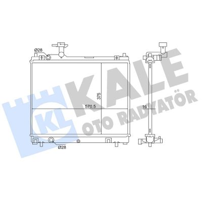 Su Radyatörü  KALE 363780