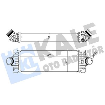 Turbo Radyatörü  Ford Transit Otobüs (TTG)(2013->2019)  MADE IN TAIWAN 7T169L440AE