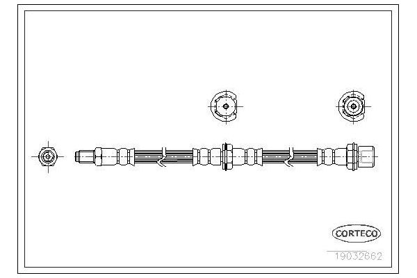 Fren Hortumu Ön Sağ veya Sol OSSCA 00766